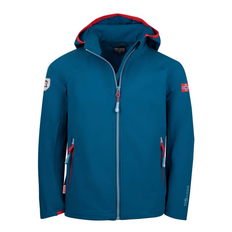 Trollkids Kvalvika Jacket softshell Jr 328-151 Clothing / Jackets, vests / Kids Your Sports Performance