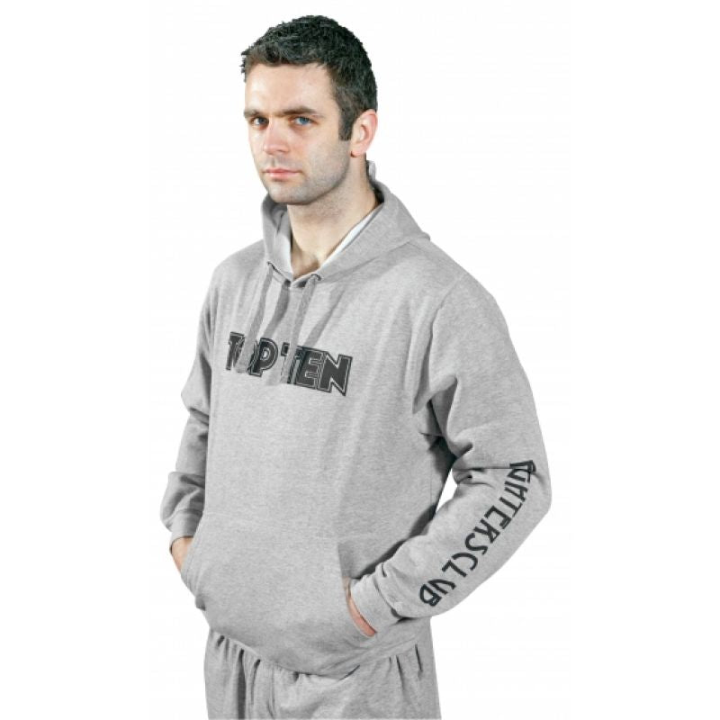 Gray sports sweatshirt - B-TT In preparation Your Sports Performance