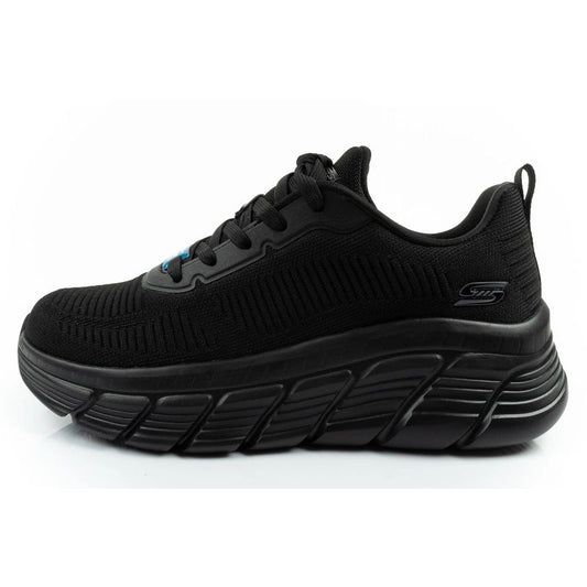 Skechers Bobs B Flex women's sneakers fashionable black Skechers