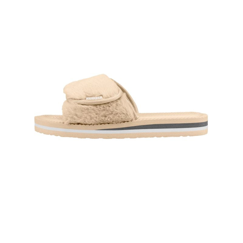 Kubota flip-flops with velcro and beige fur K24AW-100-001-03-1 *Kategoria tymczasowa Your Sports Performance
