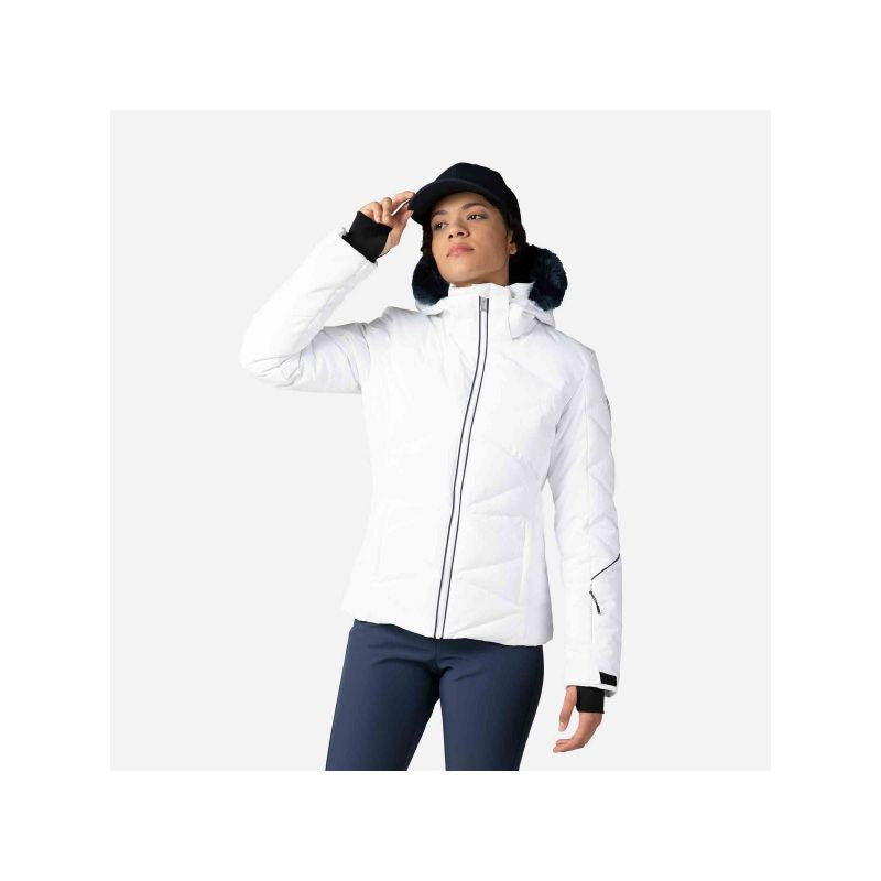 Rossignol W Staci Jkt Jacket White Import z PMSport Your Sports Performance