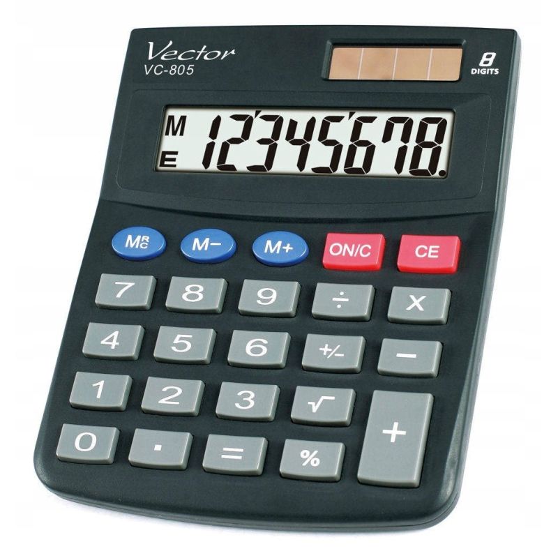 Vector VC-805 Office Calculator Black In preparation Your Sports Performance
