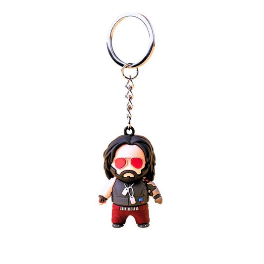 3D Good Loot Cyberpunk 2077 Johnny Silverhand keychain Gadżety dla graczy/Breloczki Your Sports Performance