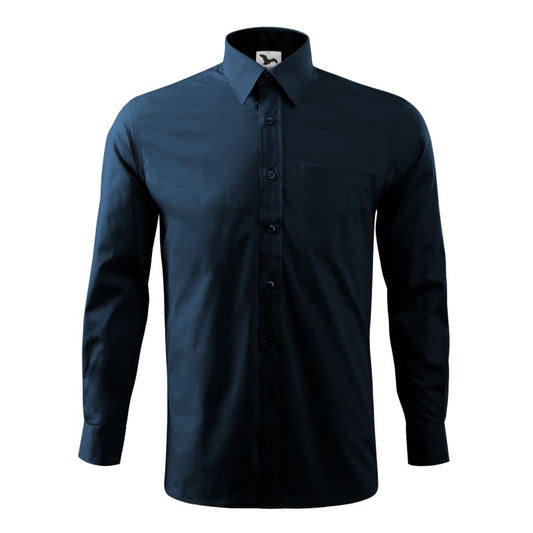Men's Style LS Shirt (Navy Blue) In preparation Your Sports Performance