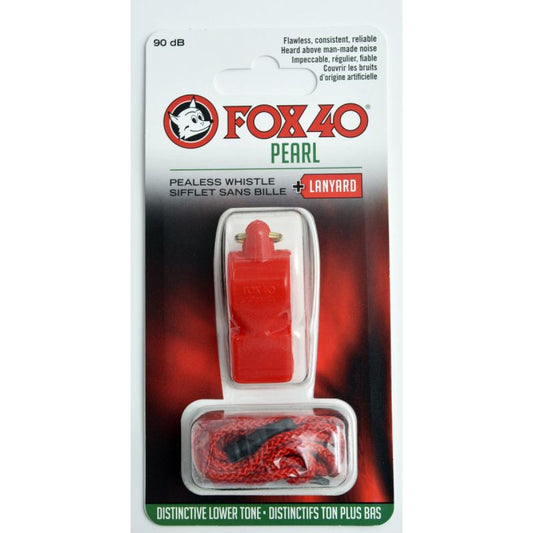 Whistle FOX 40 Pearl + string 9703-0108 red Accessories/Referee accessories Your Sports Performance