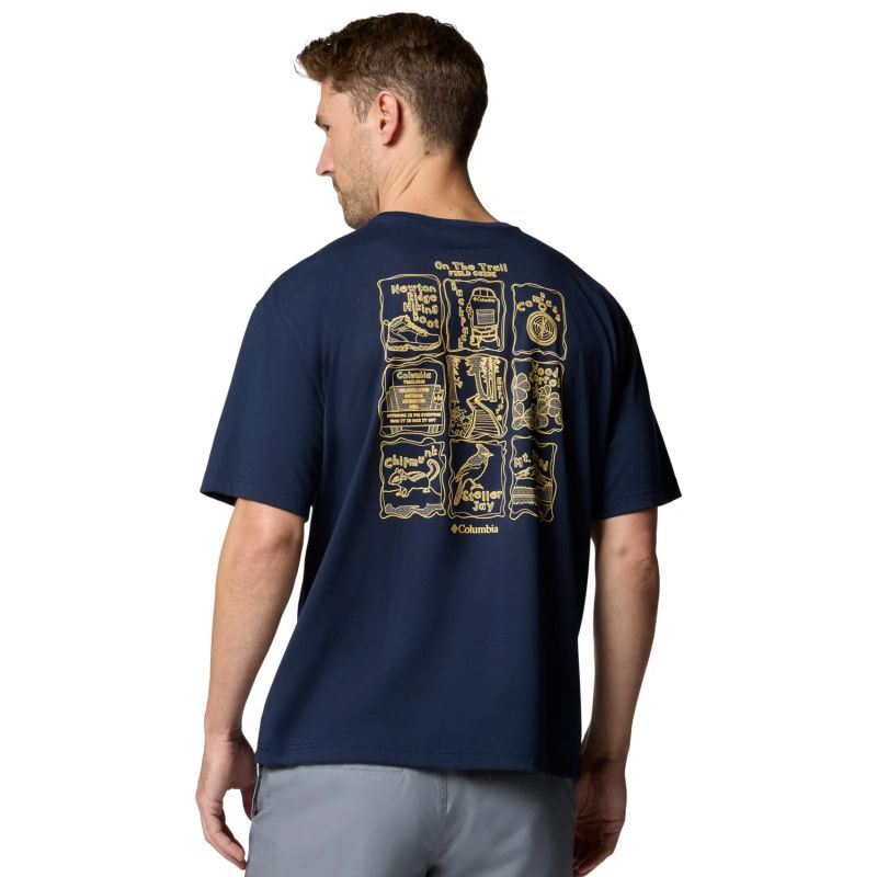 Columbia Cedar Trail Back Graphic Tee M 2120381464 Clothing/Outdoor/T-shirts with short sleeves/Columbia Your Sports Performance