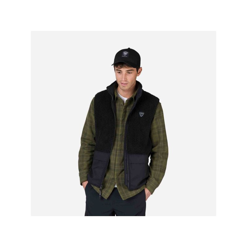 Rossignol Fleece Vest Black Import z PMSport Your Sports Performance