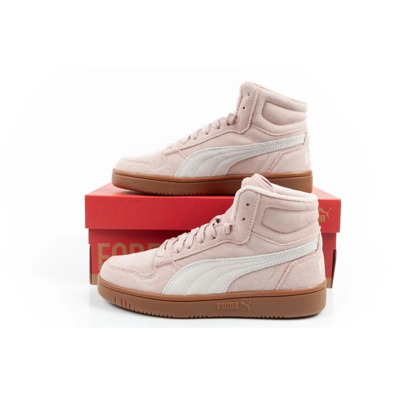 Puma Reb-L Mid women's sports shoes powder pink ankle boots for winter In preparation Your Sports Performance