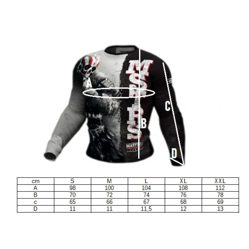 MFC DARK SIDE "WARRIOR" Long Sleeve Training Shirt In preparation Your Sports Performance