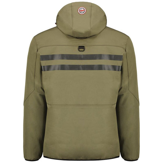 Geographical Norway Royaute DB 068 M WY1997H/GN-Kaki / Black Softshell Jacket Clothing/Outdoor/Geographical Norway Your Sports Performance