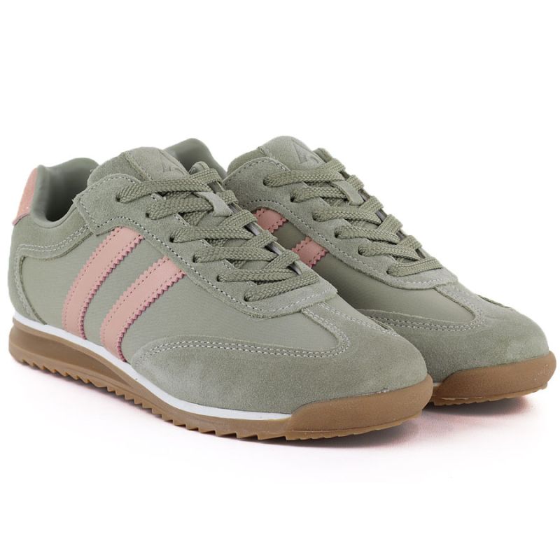 Women's green leather sneakers McArthur MA258W McArthur
