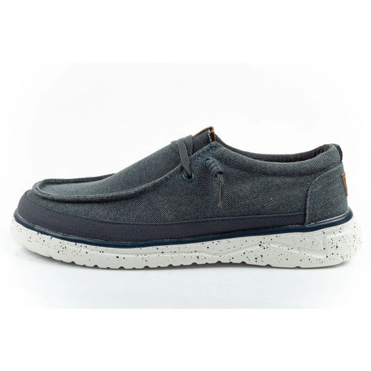 Wrangler men's shoes moccasins Makena Stone blue fashionable navy blue Wrangler
