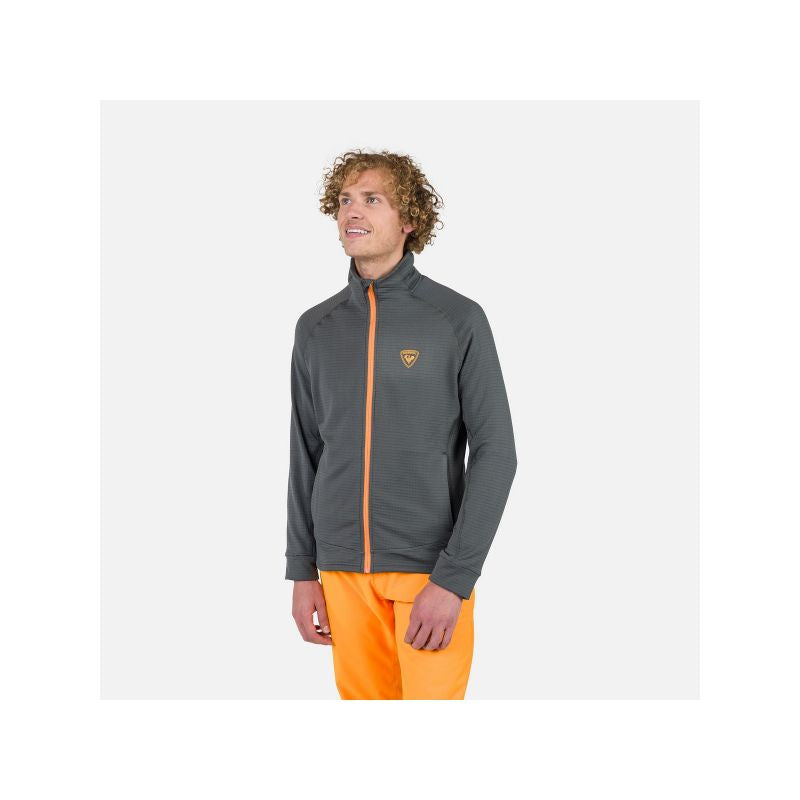 Rossignol Blackside Fleece Fz Sweatshirt Gray Import z PMSport Your Sports Performance