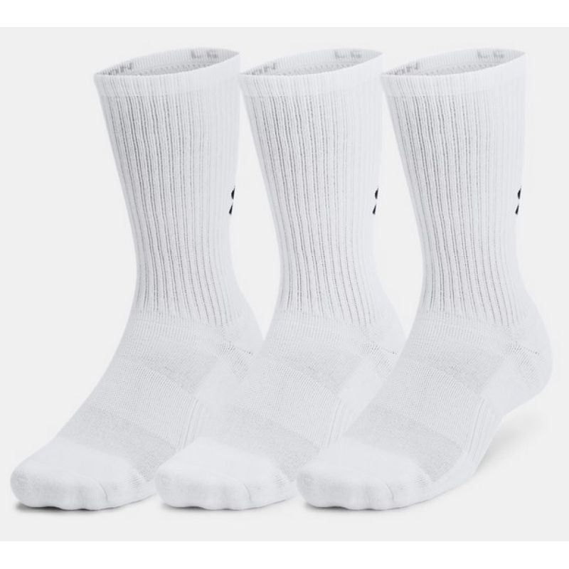 Under Armour TC 3pk Crew Socks 1386311 100 Clothing/Training/Socks/Unisex Your Sports Performance
