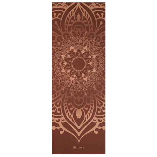 Go Jogi Gaiam Intense Rust Sundial Layers 5mm 65738 mat Accessories/Training equipment Your Sports Performance