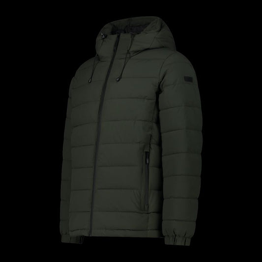 CMP men's winter sports jacket with hood, insulated, green (34K0167/F905) CMP