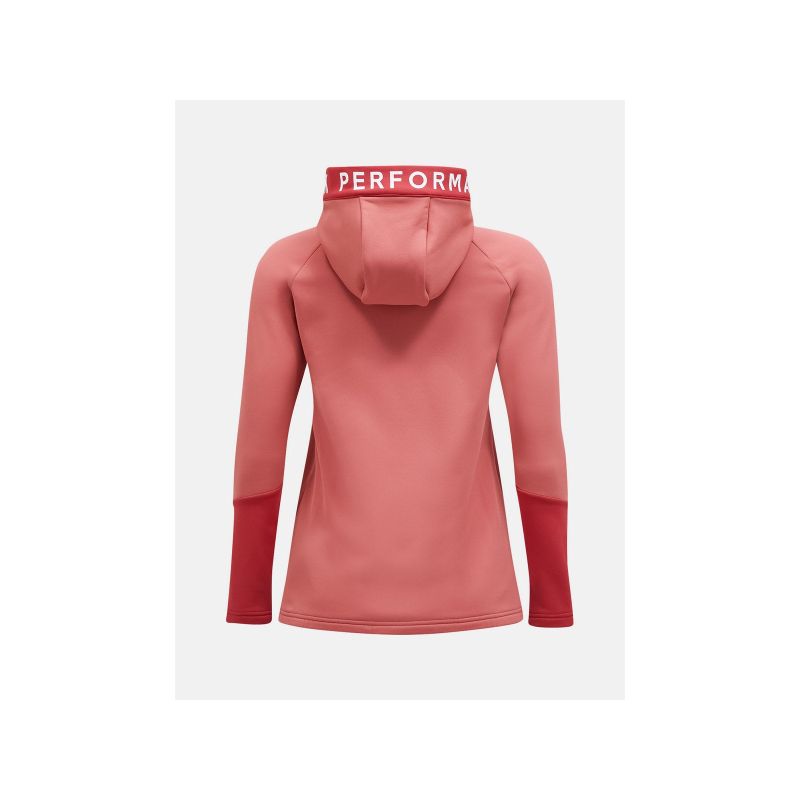 Peak Performance W Rider Zip Hood Pink Peak Performance