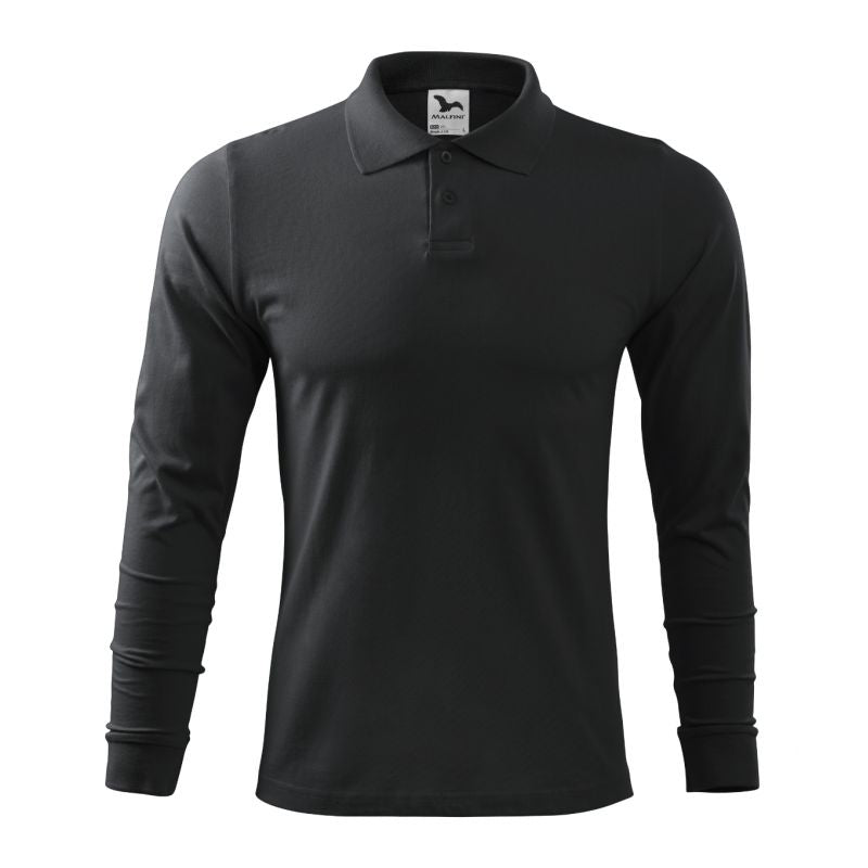 Malfini Single J. LS M MLI-21194 ebony gray polo shirt Clothing/Lifestyle/T-shirts/Malfini Malfini