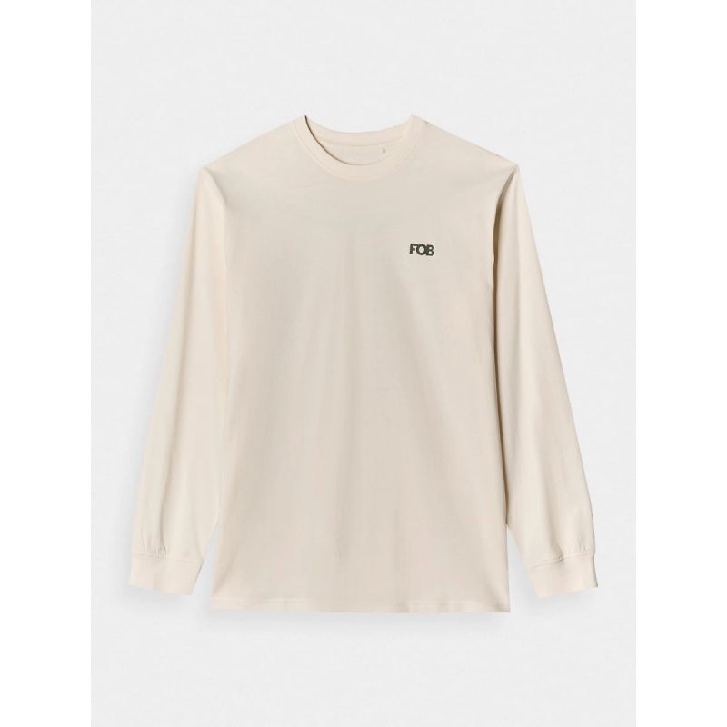 Men's oversize longsleeve with print 4F 4FWAW24TLONM315-11S 4f
