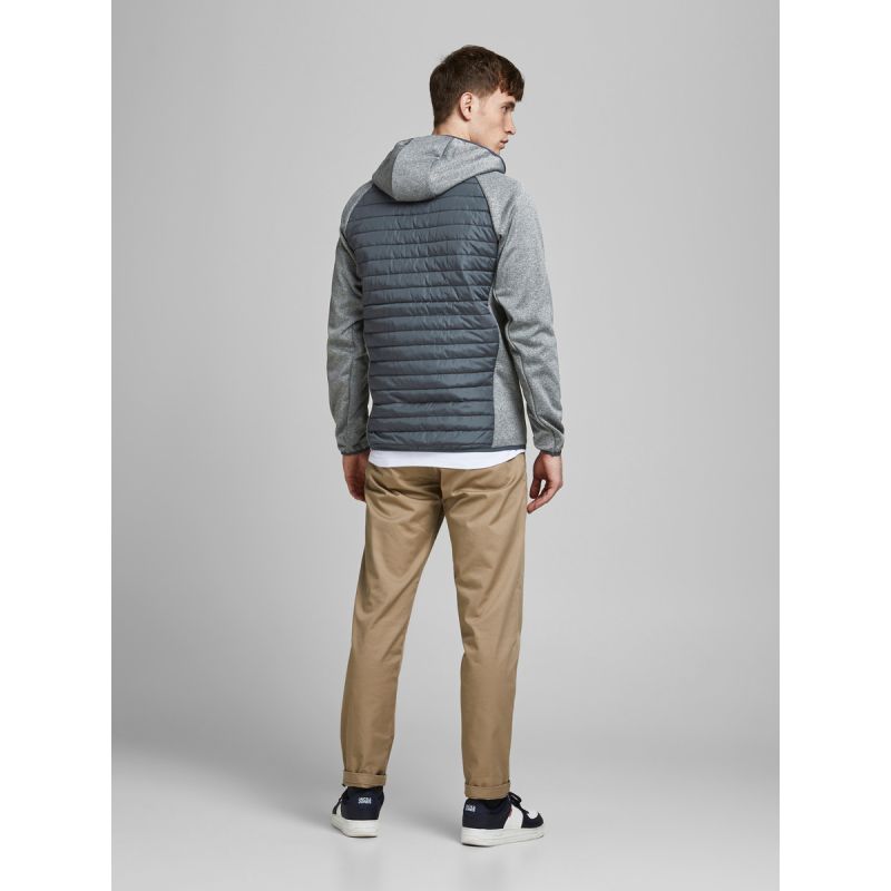 Jack&Jones JJEMULTI QUILTED JACKET 12182242 GREY MELANGE/SET-IN SLE To be categorized Your Sports Performance