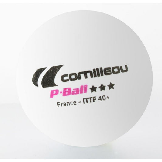 Cornilleau table tennis balls P-BALL ITTF white 3 pcs. Accessories/Balls/Table Tennis Your Sports Performance