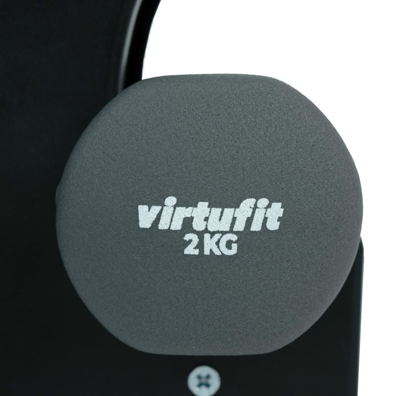 VIRTUFIT NEOPRENE DUMBBELL SET - BAR BELL SET - WITH HANDLE In preparation Your Sports Performance