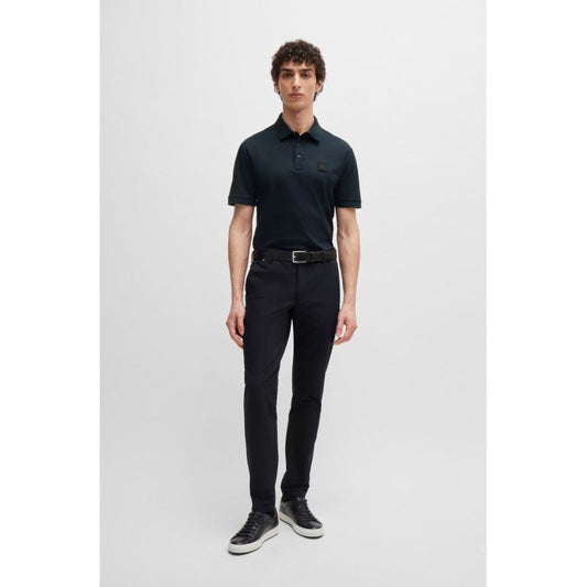 BOSS Parlay 143 BLU Men's Polo Shirt Classic Regular Fit Navy Blue (50515596-405) Boss