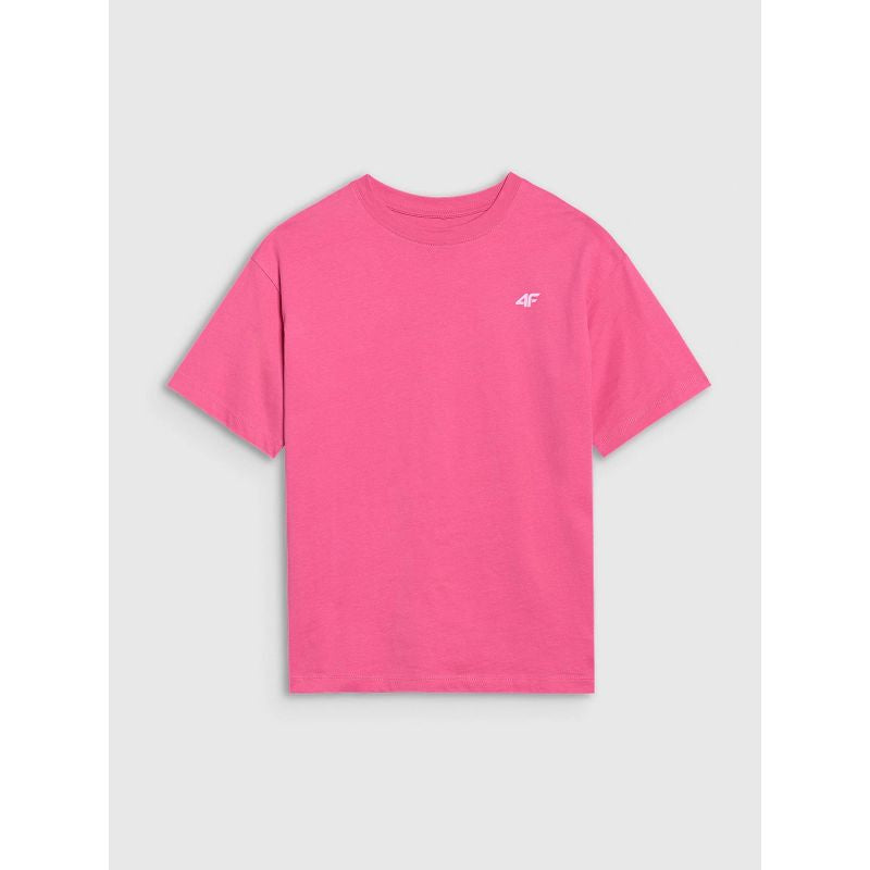 Girls' oversize plain T-shirt 4F 4FJWSS25TTSHF1851-54S *Kategoria tymczasowa Your Sports Performance