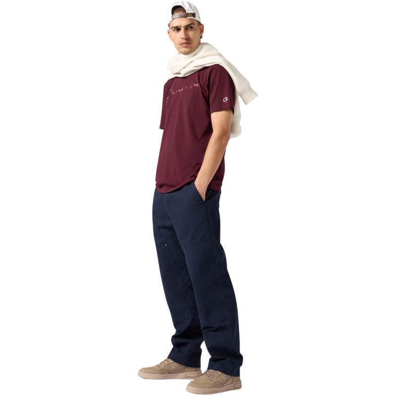 Men's Champion SS Tee Burgundy 220273 RS522 In preparation Your Sports Performance