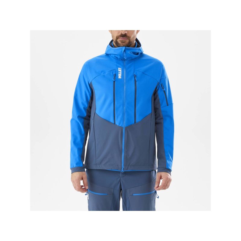 MILLET MM White Shield Jacket Navy Blue Import z PMSport Your Sports Performance