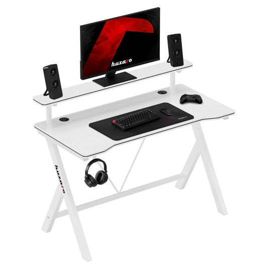Huzaro Hero 1.9 White Gaming Desk Gaming PC/Stoliki i biurka Your Sports Performance
