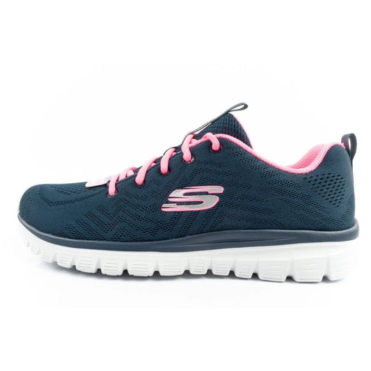 Skechers Graceful-Get women's sports shoes comfortable lightweight breathable navy blue In preparation Your Sports Performance