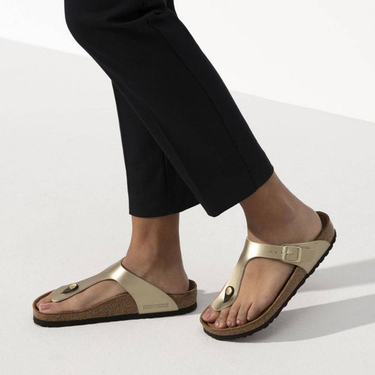 Birkenstock Gizeh Birko-Flor Gold women's flip-flops narrow (1016109) Footwear/Lifestyle/Brinkenstock/Japonki Birkenstock