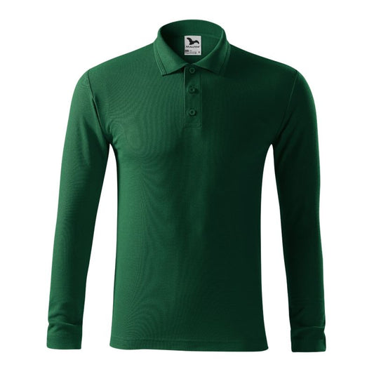 Malfini Pique Polo LS M MLI-221D3 dark green polo shirt Clothing/Lifestyle/T-shirts/Malfini Malfini
