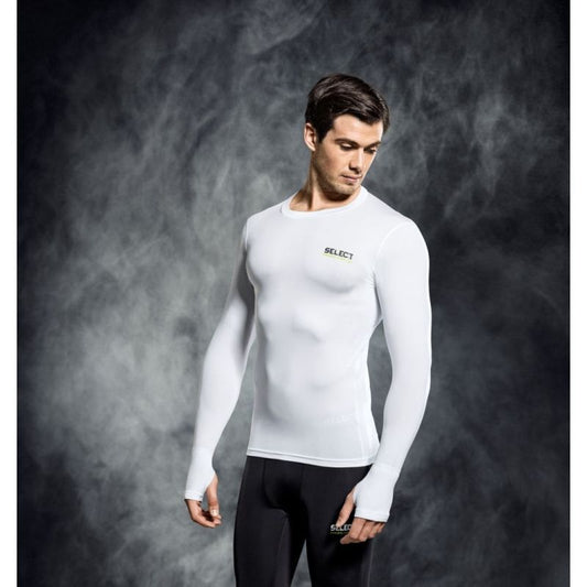 SELECT Thermoactive T-shirt 6902 WHITE with thumb hole, LONG SLEEVE In preparation Your Sports Performance
