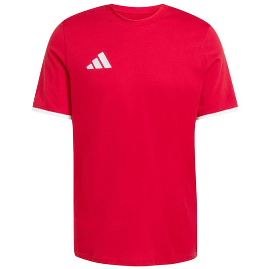 Men's adidas Entrada 26 Tee red JZ6676 In preparation Your Sports Performance