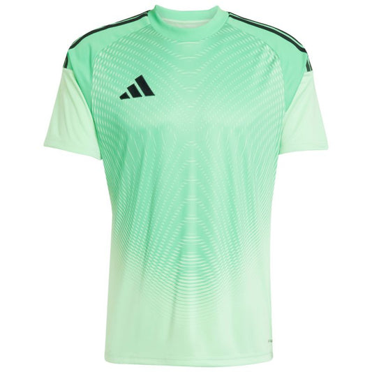 adidas Tiro 25 Competition Jersey Short Sleeve Men's Goalkeeper Jersey Green JI9716 In preparation Adidas