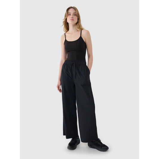 Women's casual wide-leg trousers 4F 4FWSS25TTROF1012-20S *Kategoria tymczasowa Your Sports Performance