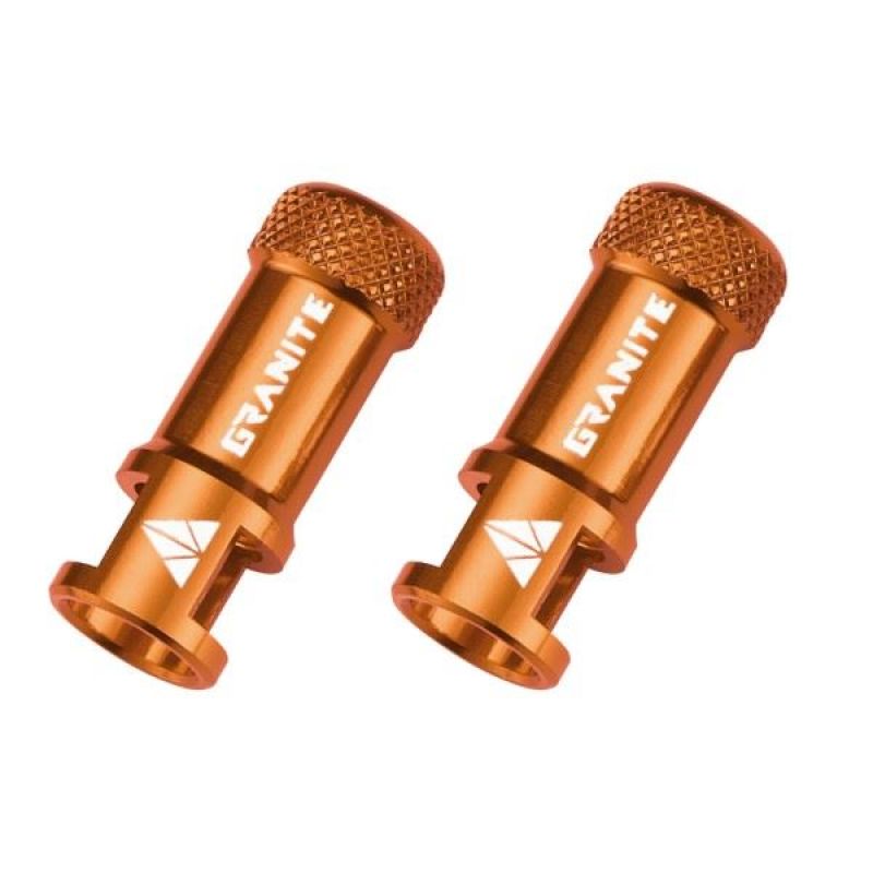 GRANITE valve caps FV JUICY orange In preparation Your Sports Performance