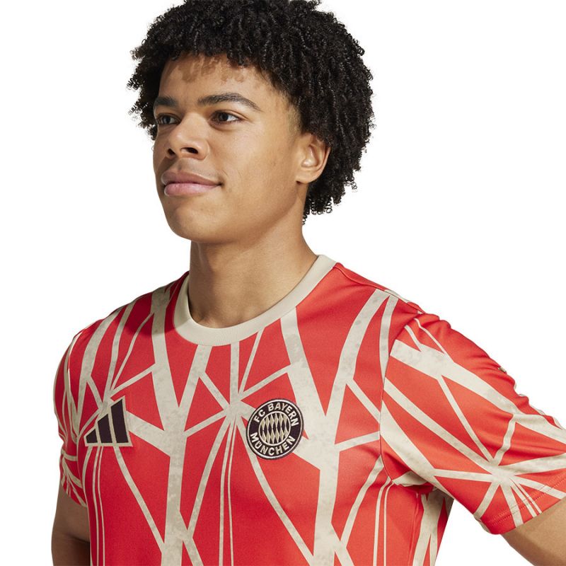 adidas FC Bayern Pre-Match JSY M JD8335 T-shirt Clothing/Football Adidas