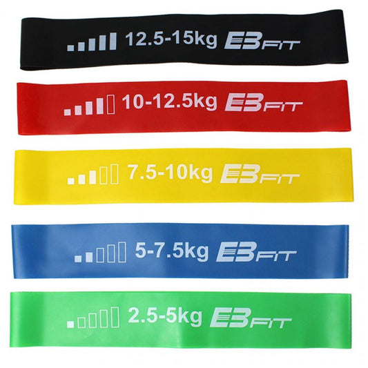 Fitness Crosfit mini Band 5in1 EB FIT 1028842 exercise band set Accessories/Training equipment Your Sports Performance