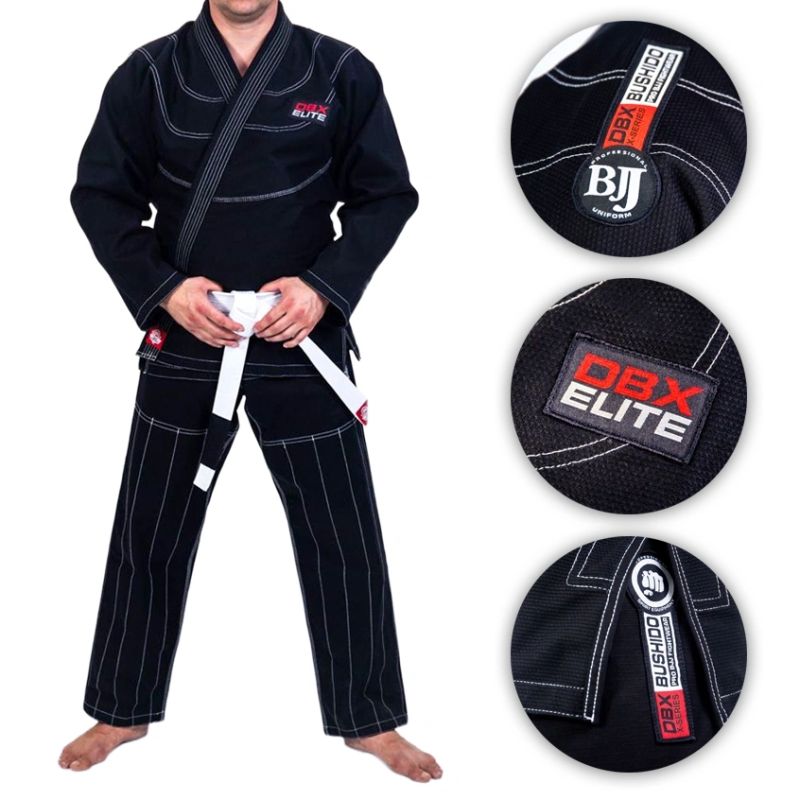 Kimono / GI for BJJ training - Black DBX ELITE A0 + A0 BELT