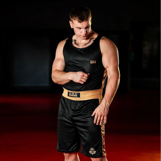 TankTop GOLD boxing shirt Stroje bokserskie Your Sports Performance