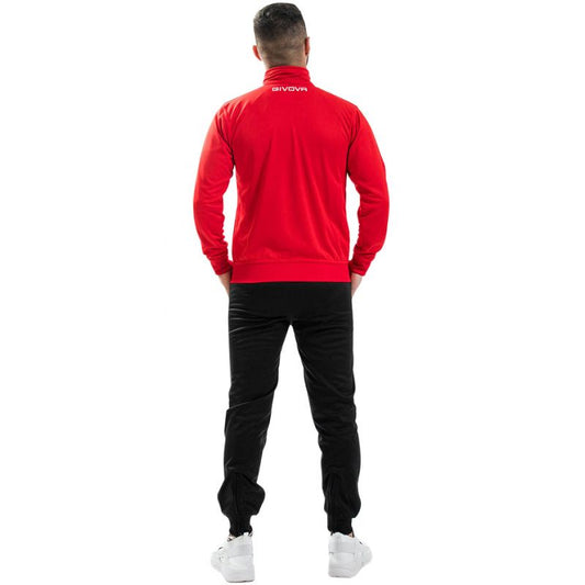 Tracksuit Givova Tuta Givova One M TT012 1210 red/black Clothing/Football/Mężczyźni/Givova Givova