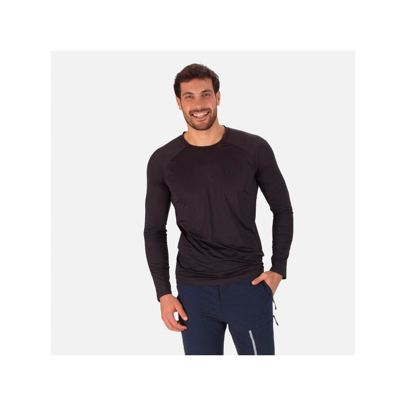 ROSSIGNOL Skpr Ls Tee Black Import z PMSport Your Sports Performance