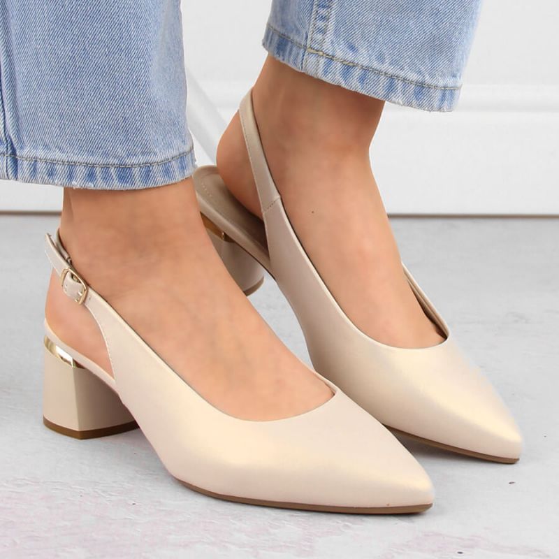 Elegant full sandals Sergio Leone W SK439A beige pearl Footwear/Lifestyle/Sergio Leone Your Sports Performance