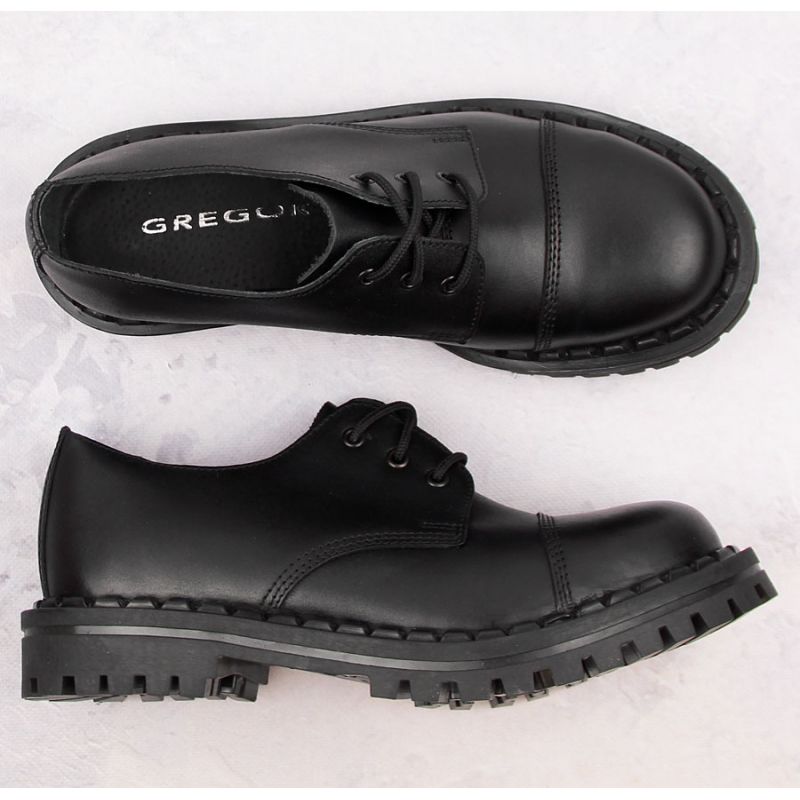 Gregor M GRE1206B leather boots, black Footwear/Lifestyle/Gregor Your Sports Performance