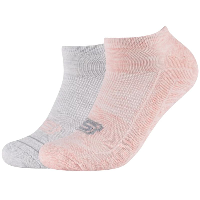 Skechers 2PPK Basic Cushioned Sneaker Socks SK43024-4281 Gray 39-42 In preparation Your Sports Performance