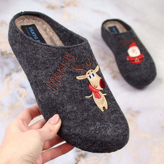 Panto Fino festive felt slippers W KK267038 INT1798 Footwear/Outdoor Your Sports Performance
