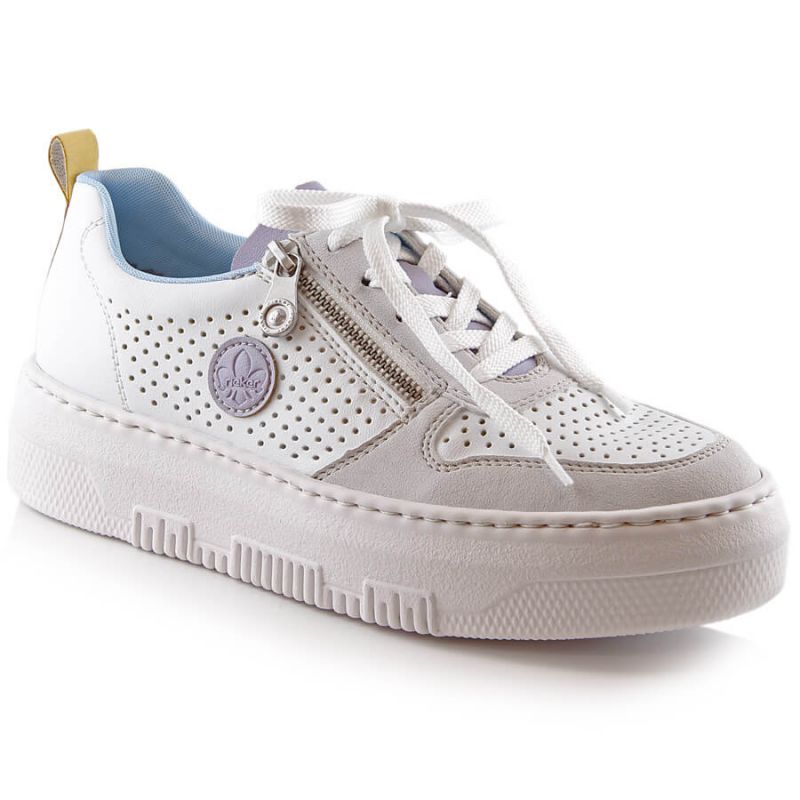Comfortable Rieker W RKR589 white shoes Footwear/Lifestyle/Rieker Your Sports Performance